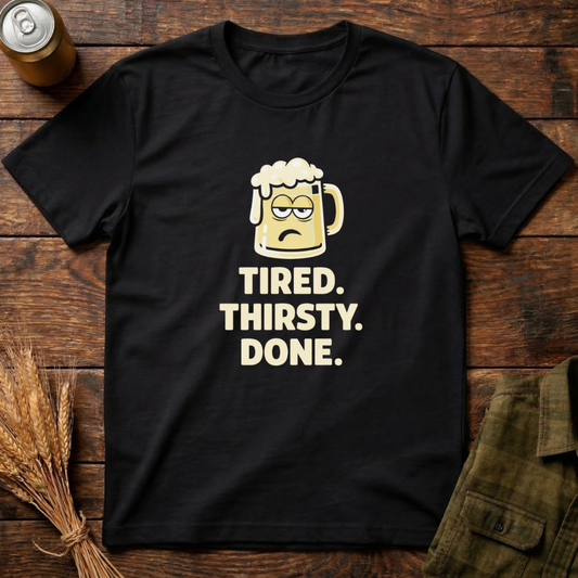 Tired Thirsty Done
