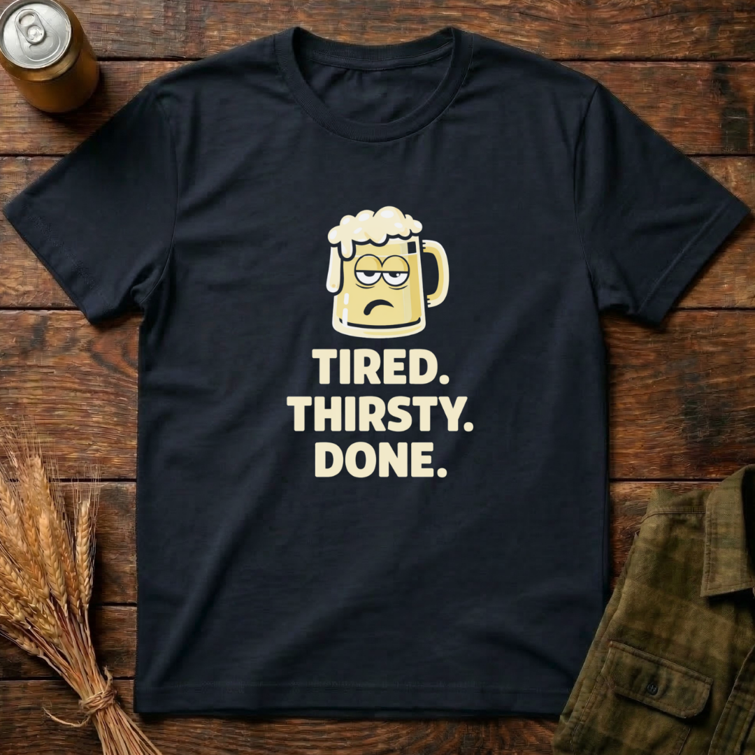 Tired Thirsty Done