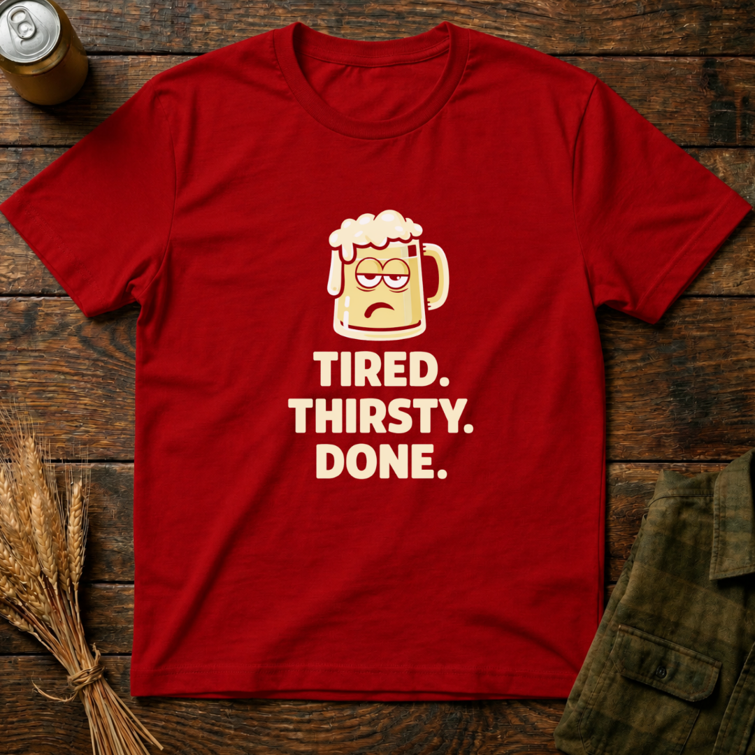 Tired Thirsty Done