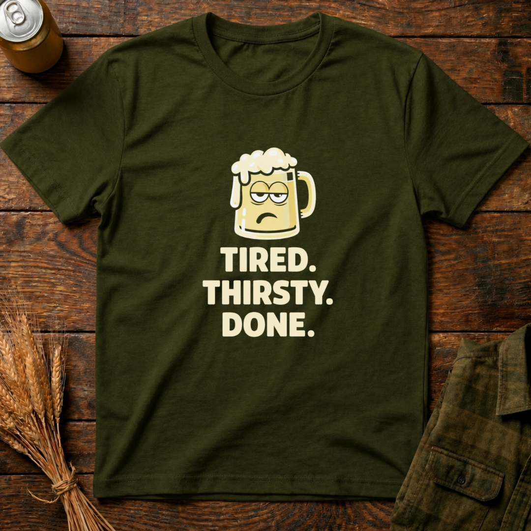 Tired Thirsty Done